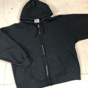 HANES BLACK F/Z PARKA "OLD"