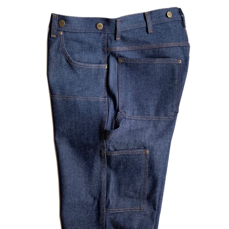 KEY INDUSTRIES / Double Front Denim Logger Dungaree (Denim) | BENCH KEY INDUSTRIES / Double Front Denim Logger Dungaree (Denim) | BENCH