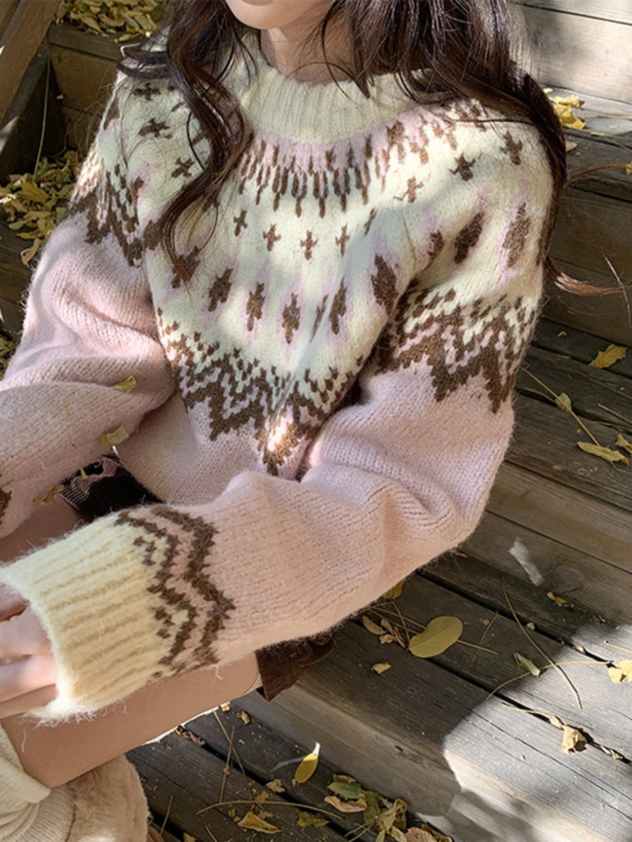 ノルディックニットセーター LK1805