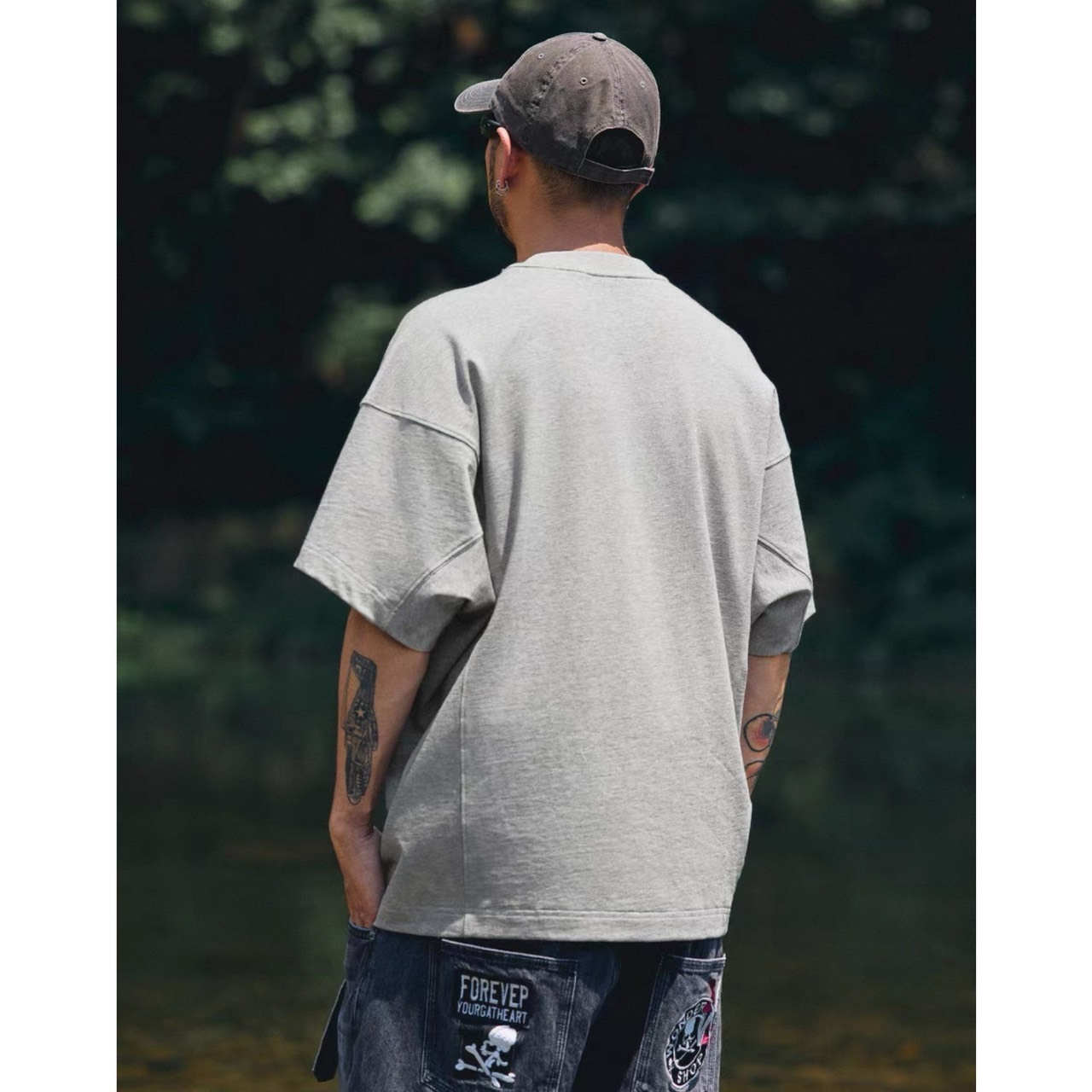 Small label crew tee 1482 - 3