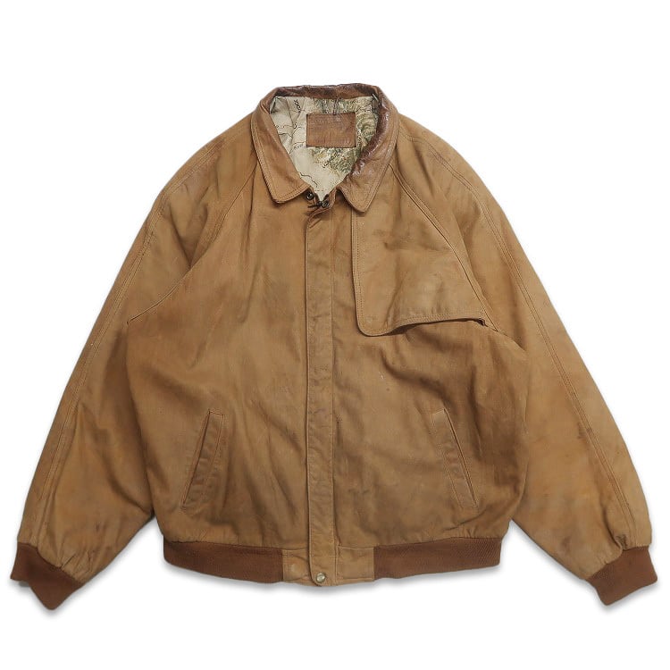 古着 本革 パッチワークレザージャケット 表記：XL gd312120n w31212