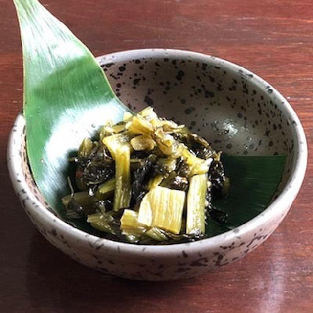 信州特産　野沢菜油いため そう菜　180g