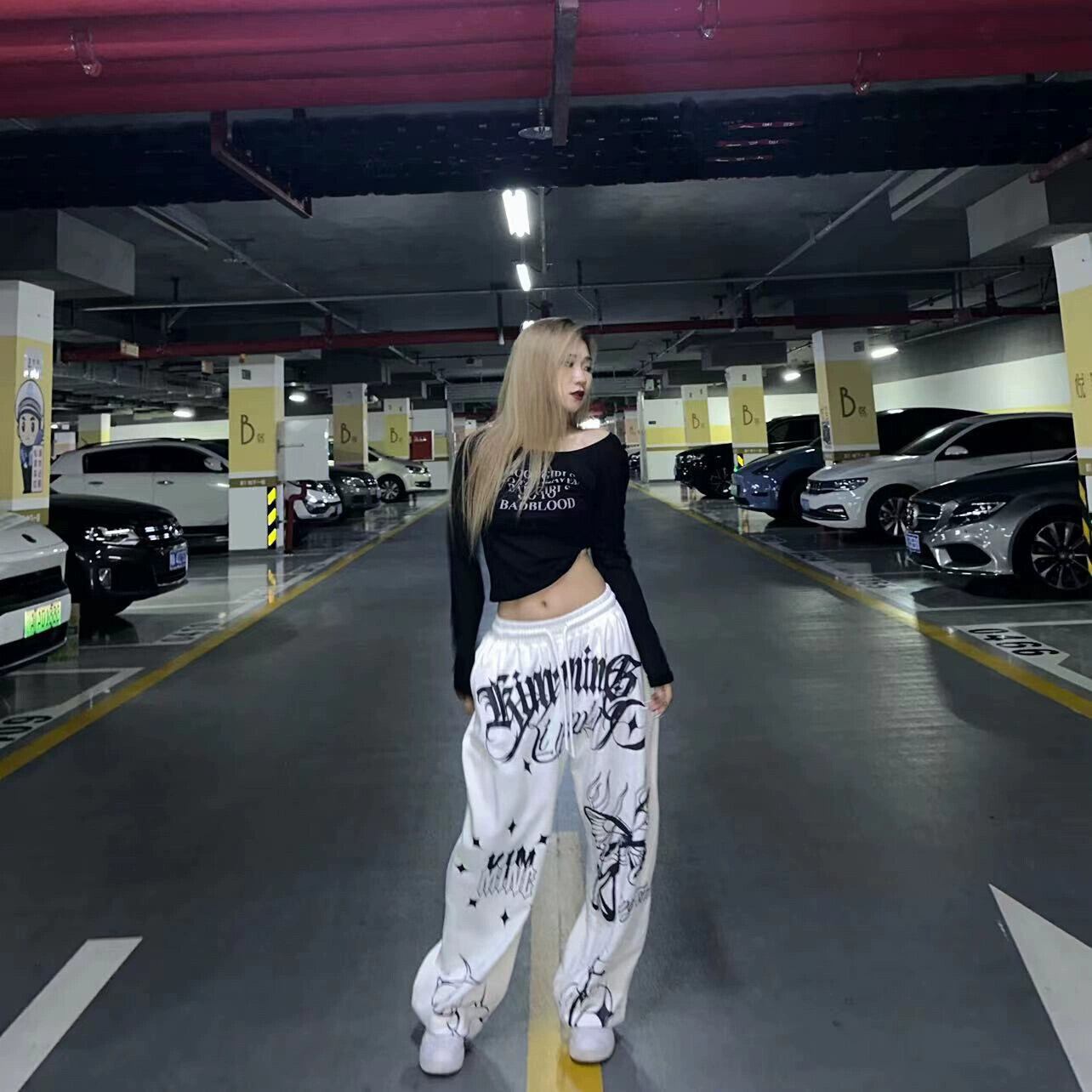 KIMMING KZ16 ジン・ダーミンのオリジナルヒップホップ落書きルーズ