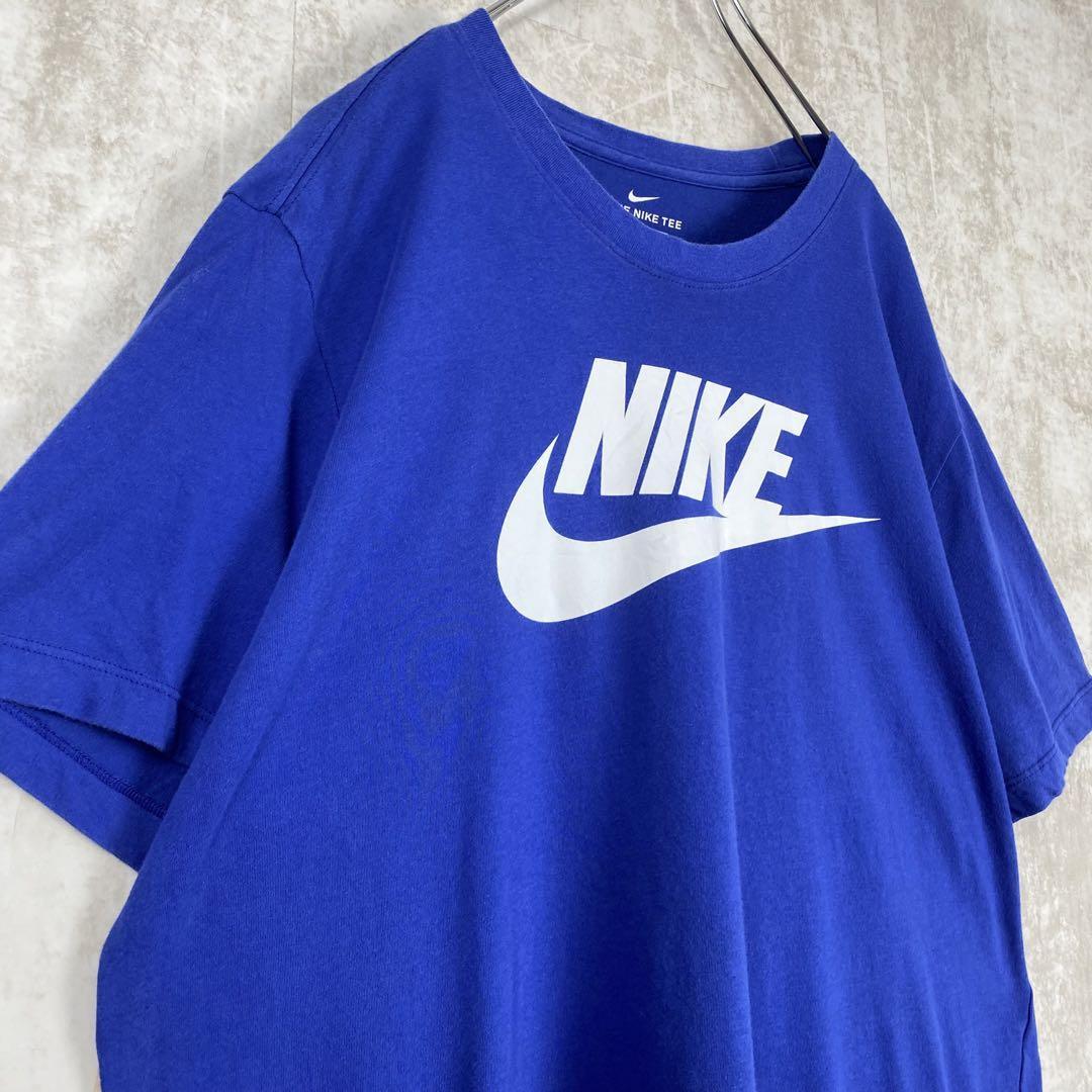 90's NIKE ナイキ tシャツ スウッシュ デカロゴ ブラック