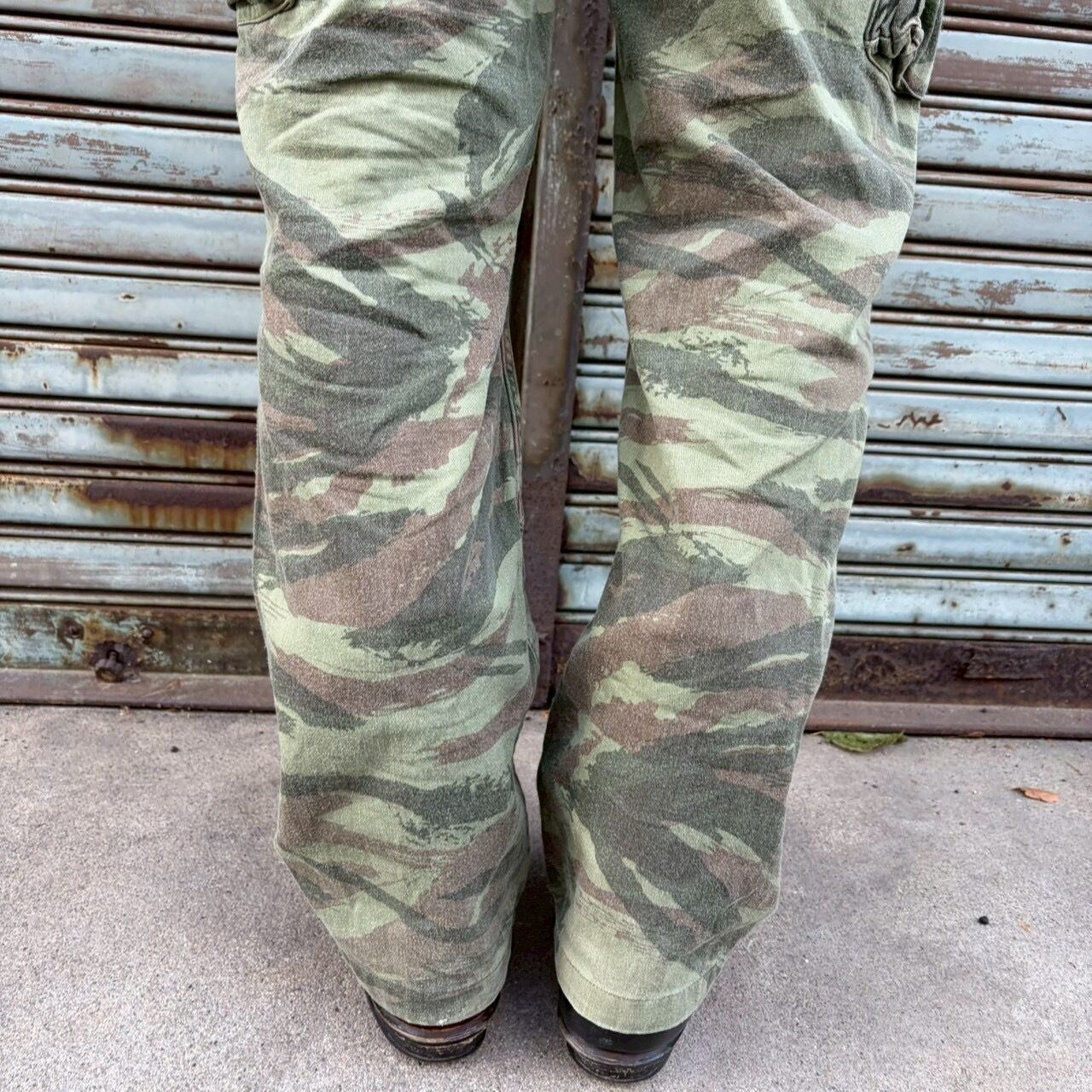 French Army フランス軍 M-64 リザードカモ フィールドパンツ カーゴ