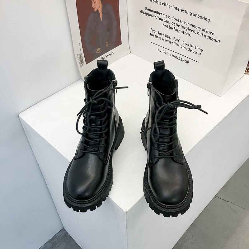 ブーツレディースレッドベルベットカジュアルブラック レース 靴 シューズ レースアップ フェイクシューズ19717836766