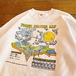 90s  YOOPER  WHETHER MAP FRUITS OF THE LOOM body print Sweat  made in  U.S.A Size　XXL