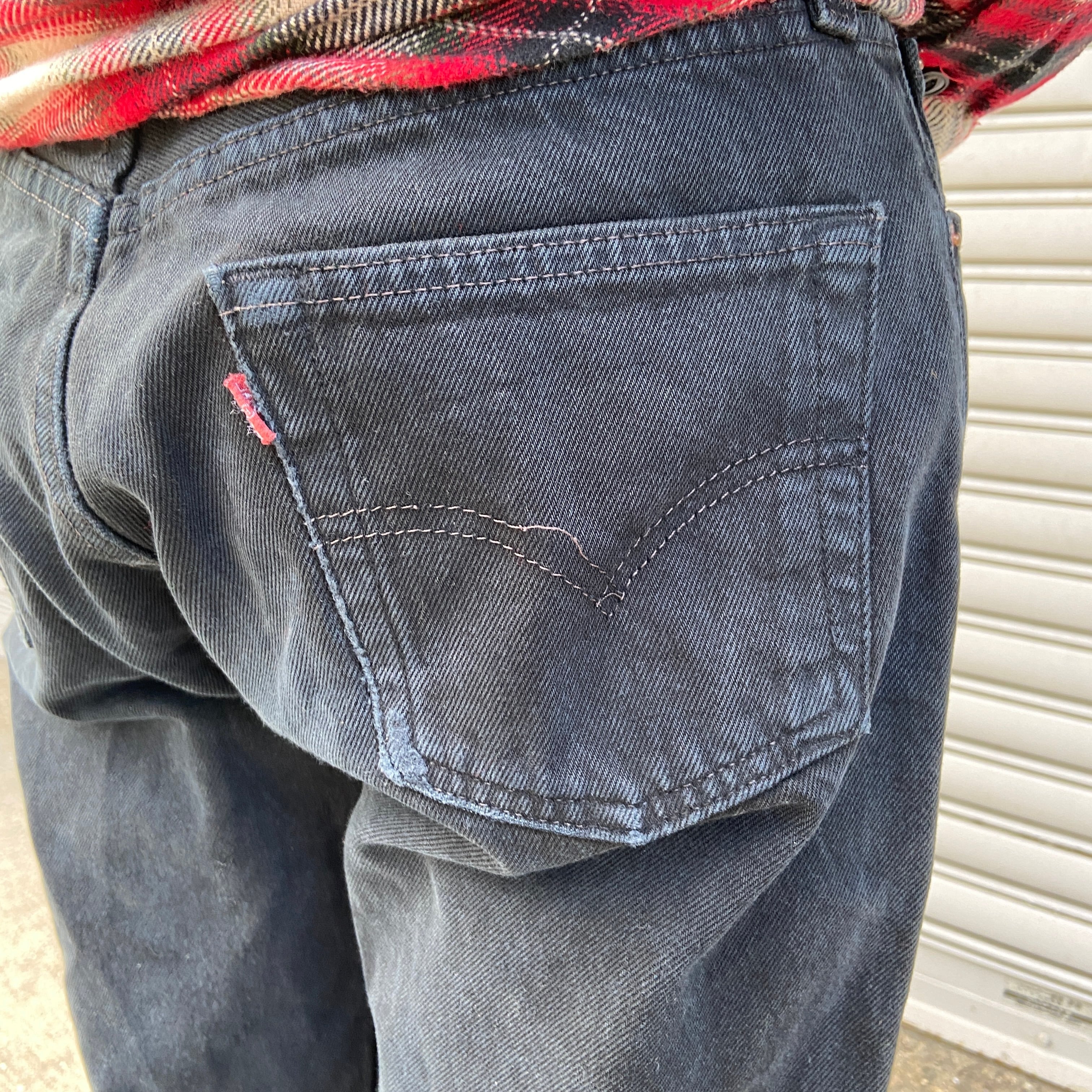 USA製 Levi’s 501 ブラックデニム 後染め 黒 80s〜90s