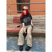 VINTAGE ストリート ロックガール Tシャツ T1697