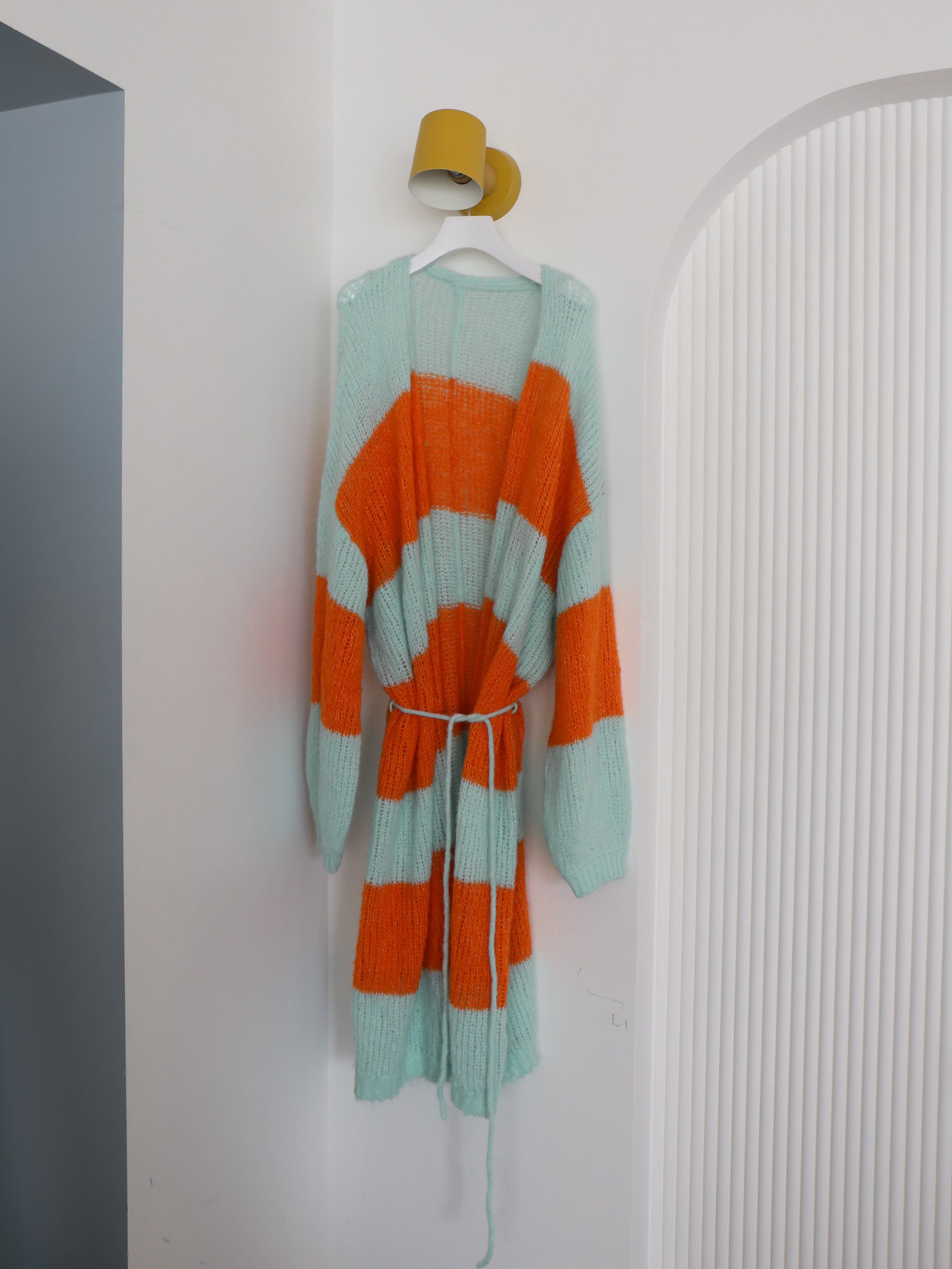 mohair like long knit cardigan | Katrin TOKYO