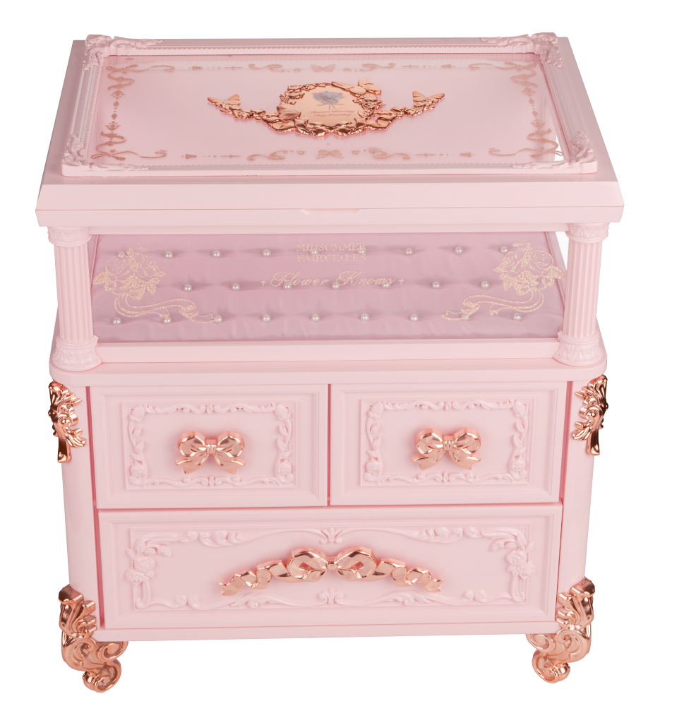 【モールフラワー】蝶々のピンクカラーフリルドレスボックス アウトレット/処分品」FlowerKnows(フラワーノーズ)フェアリーテイルズ