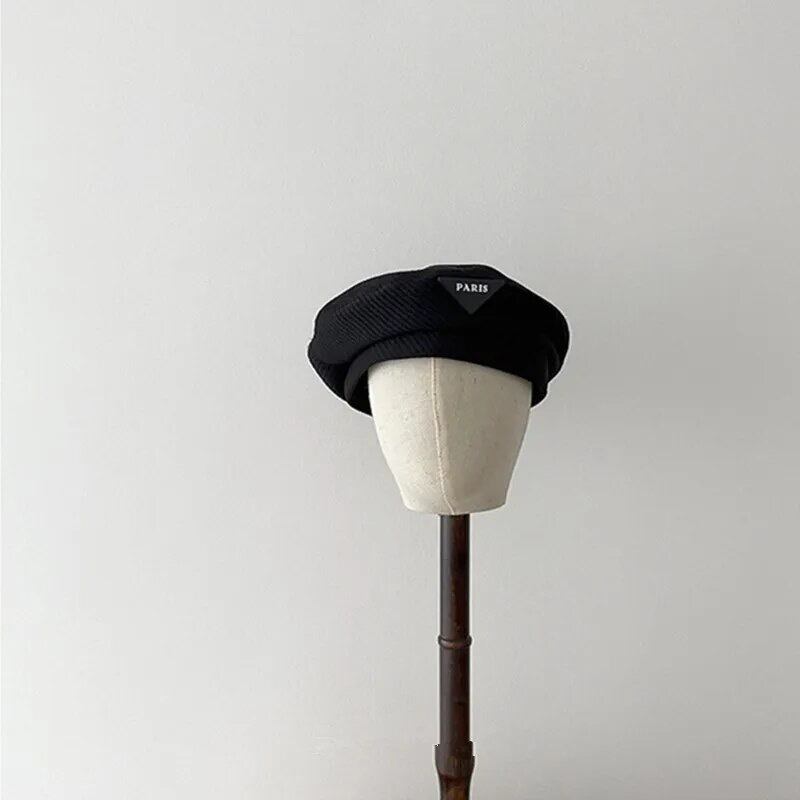 PARISコーデュロイベレー帽