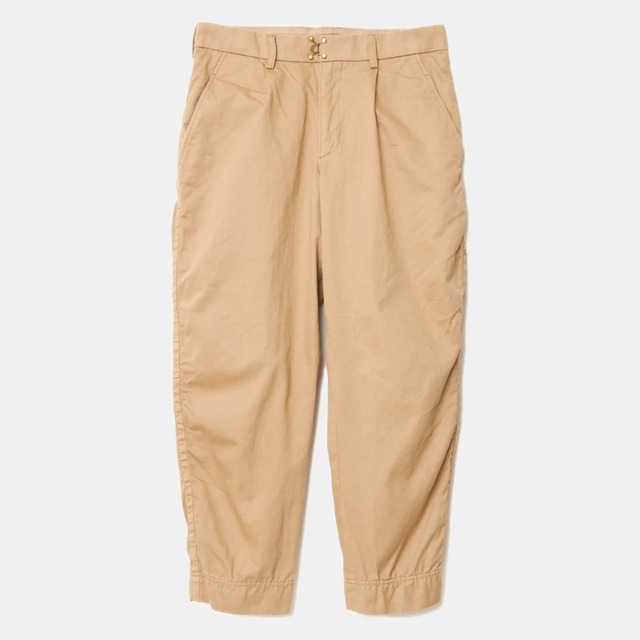 【kolor /BEACON】CHINO CLOTH TAPERED PUCKERING PANTS_BEIGE