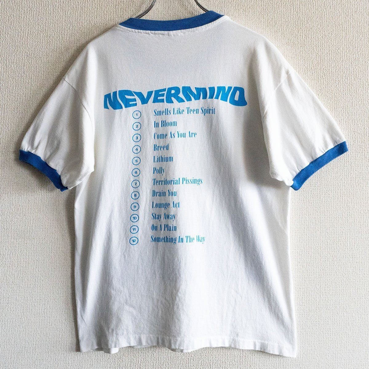 希少/90s】 【NIRVANA NEVERMIND リンガー Tシャツ】 M ニルヴァーナ