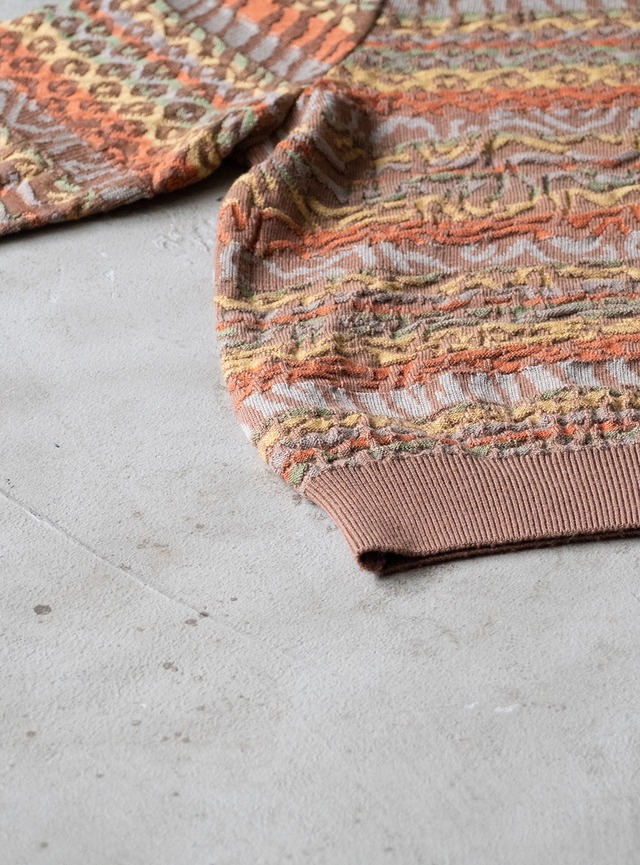 "るんびに" 1980s Wool jacquard knit