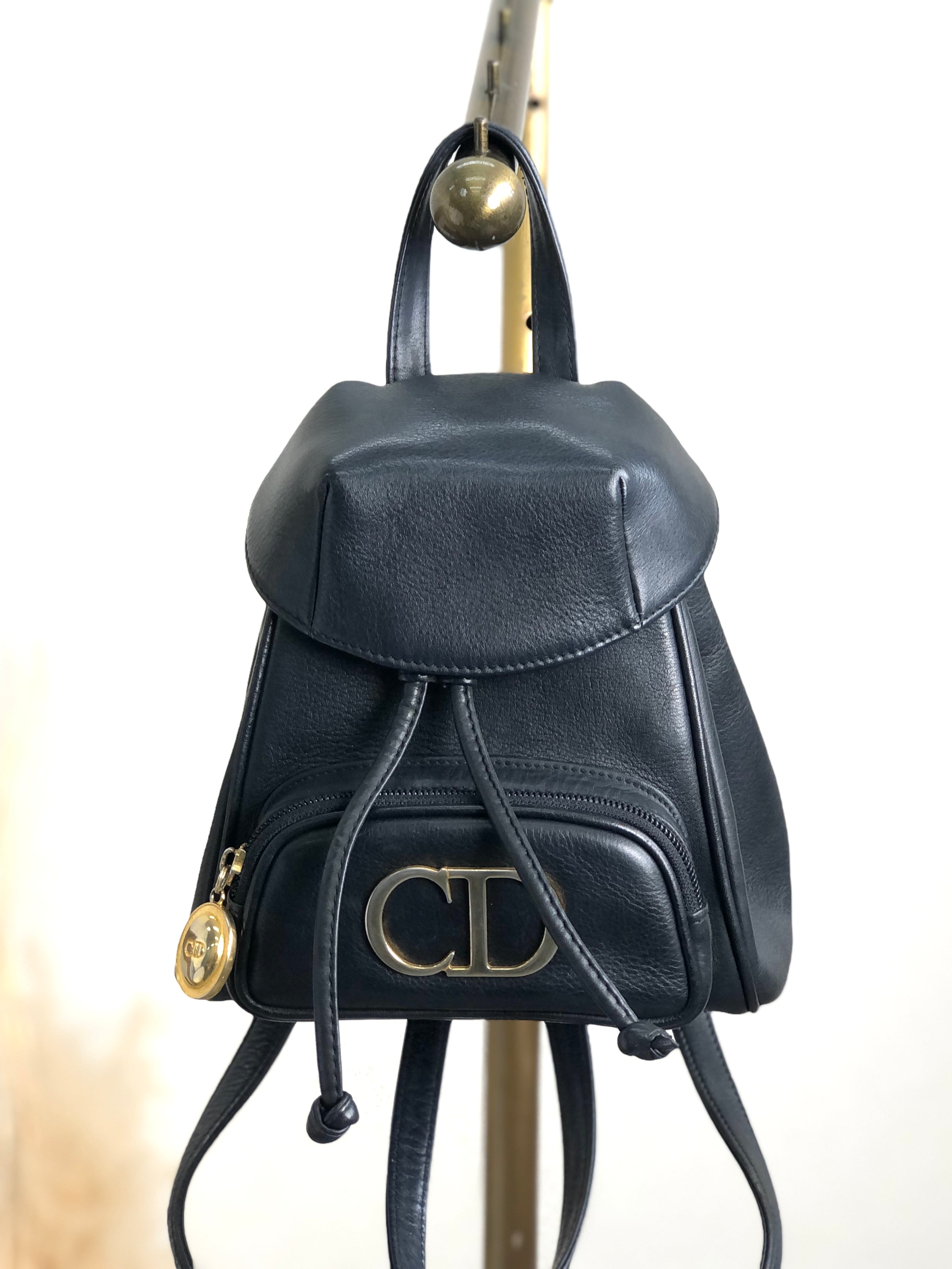 Christian Dior クリスチャン ディオール バックパック ブラック CD 
