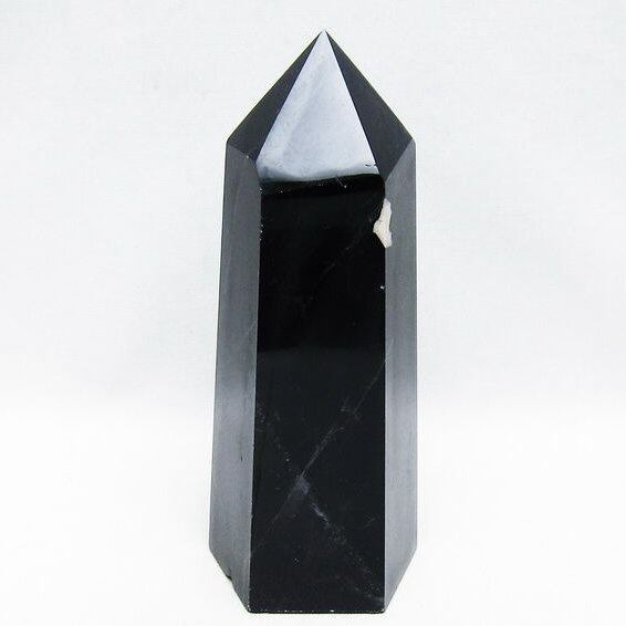 モリオン ポイント  黒水晶 六角柱 一点物 152-3989