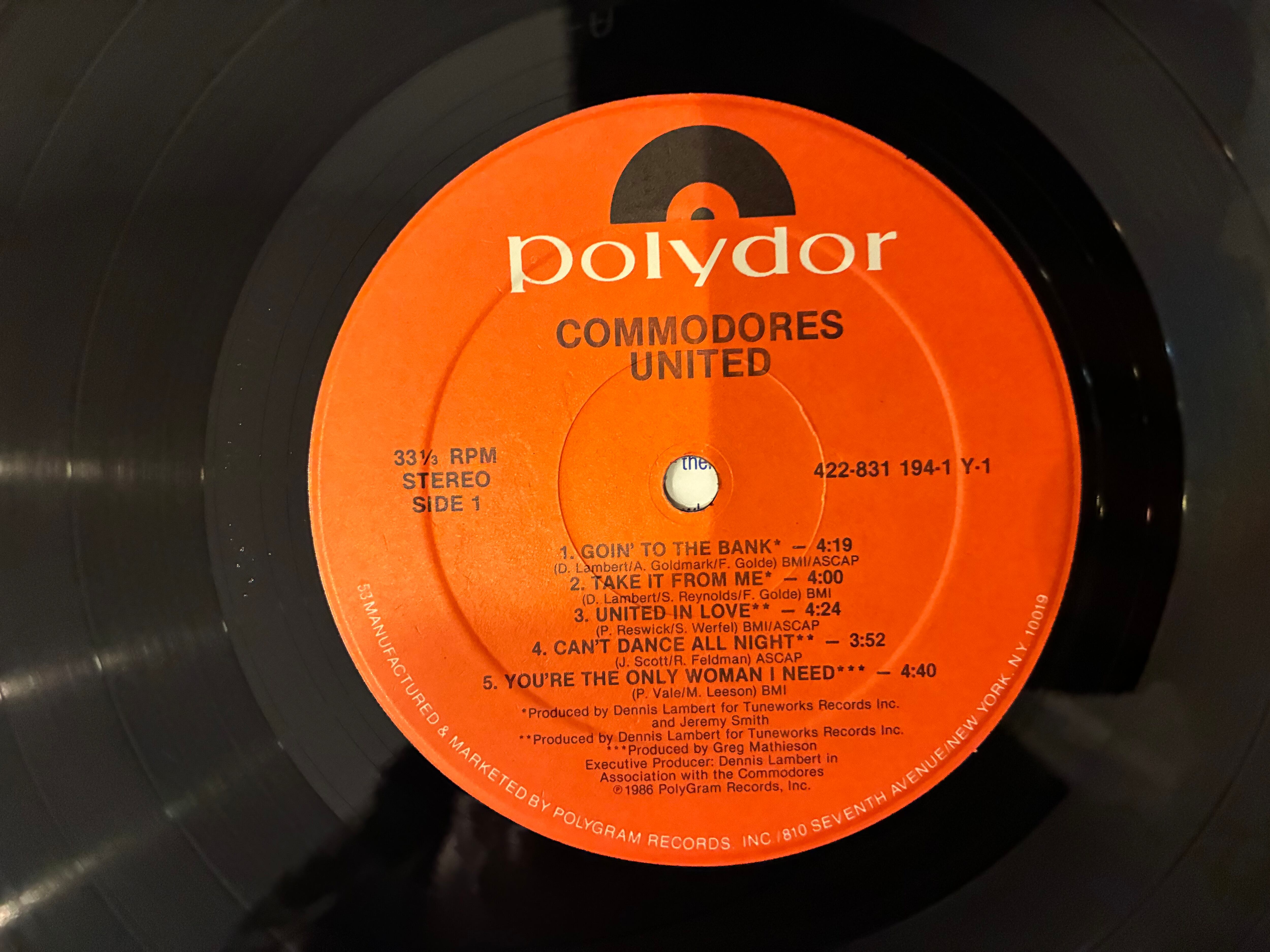 COMMODORES / UNITED | sixteen records (シックスティーンレコード)