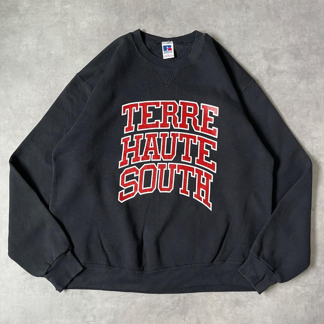 ラッセルアスレチック スウェット 古着 90s USA製 L 黒 17261