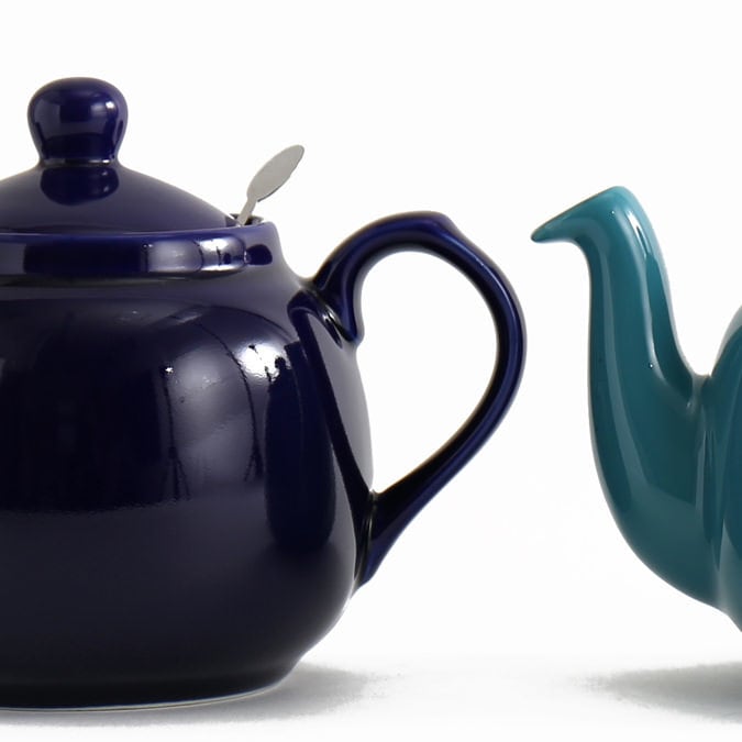 ティーポット 2カップ 600ml ファームハウスアクア