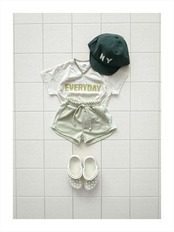 【取寄/韓国直送】ONU  25/SM　ヨコしぼりTシャツ