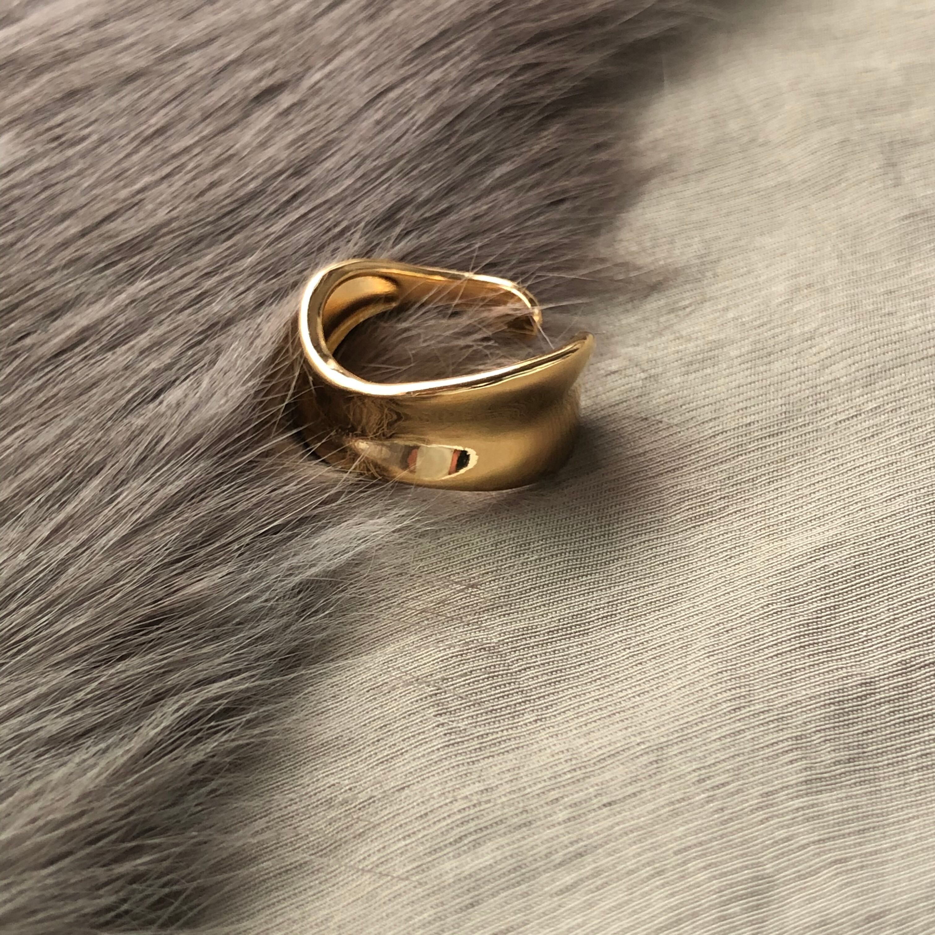 16KGP(silver925) 変形 Ring RG20004