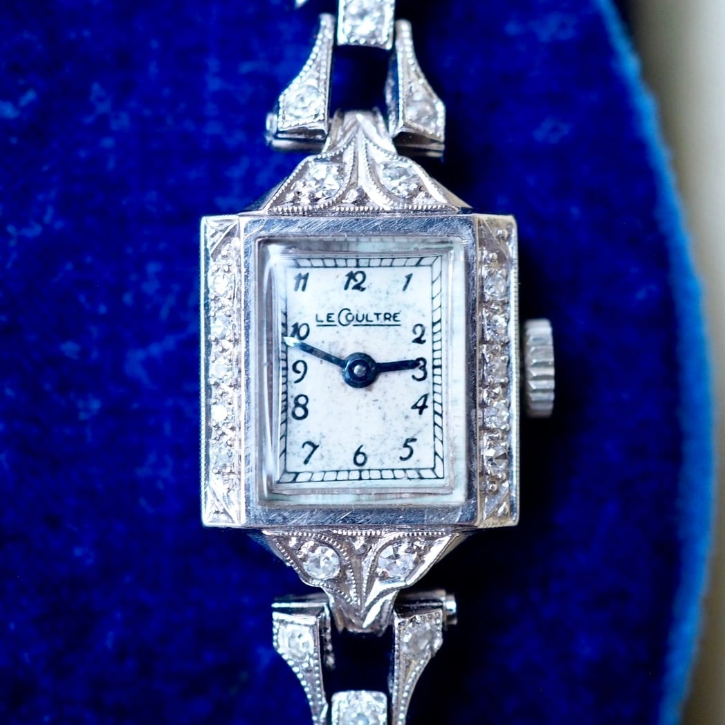 Le Coultre ジャガー・ルクルト プラチナ製 ダイヤモンド ジュエリー