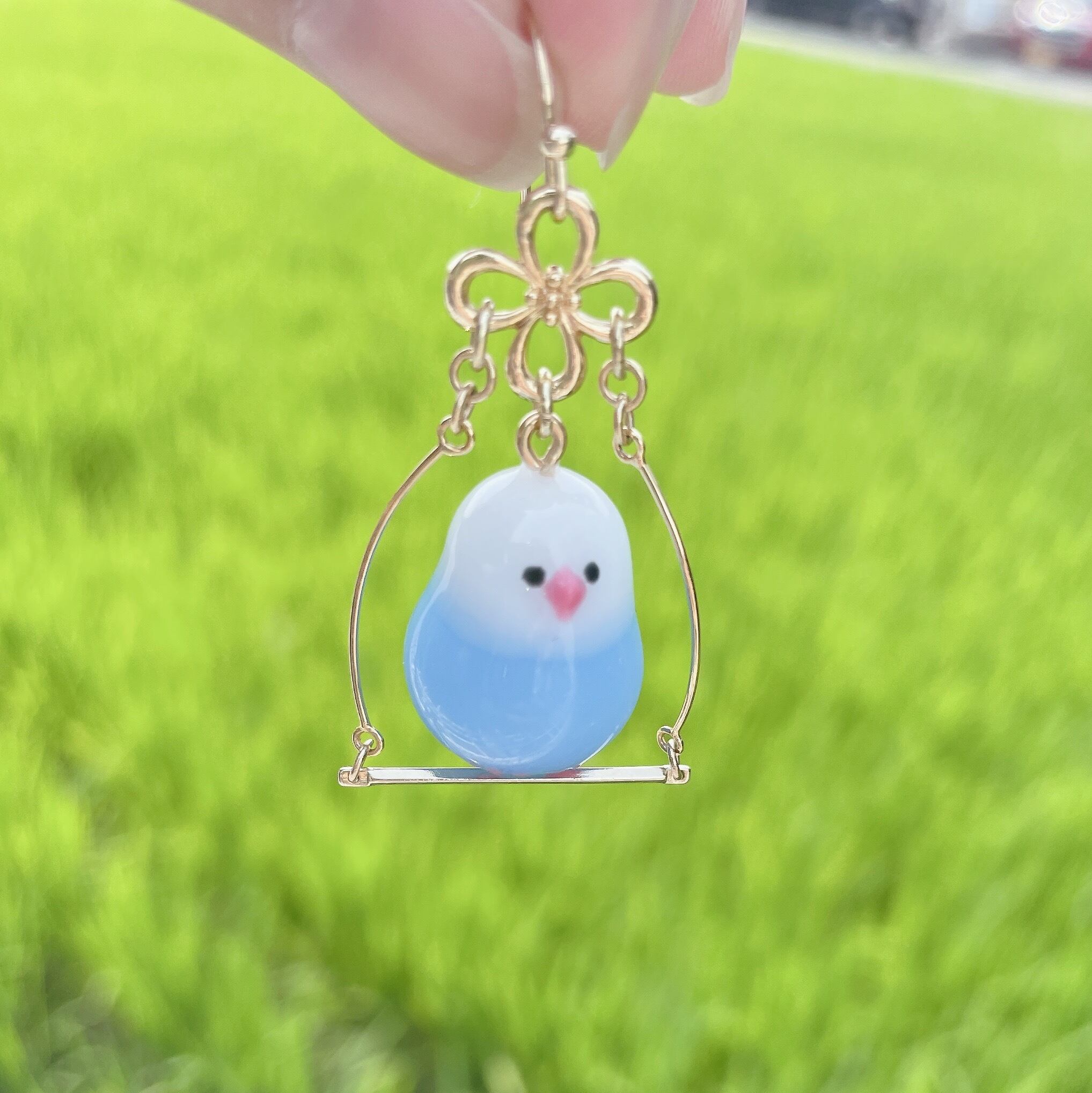 雑誌掲載！】セキセイインコ 白×青 | Pay ID
