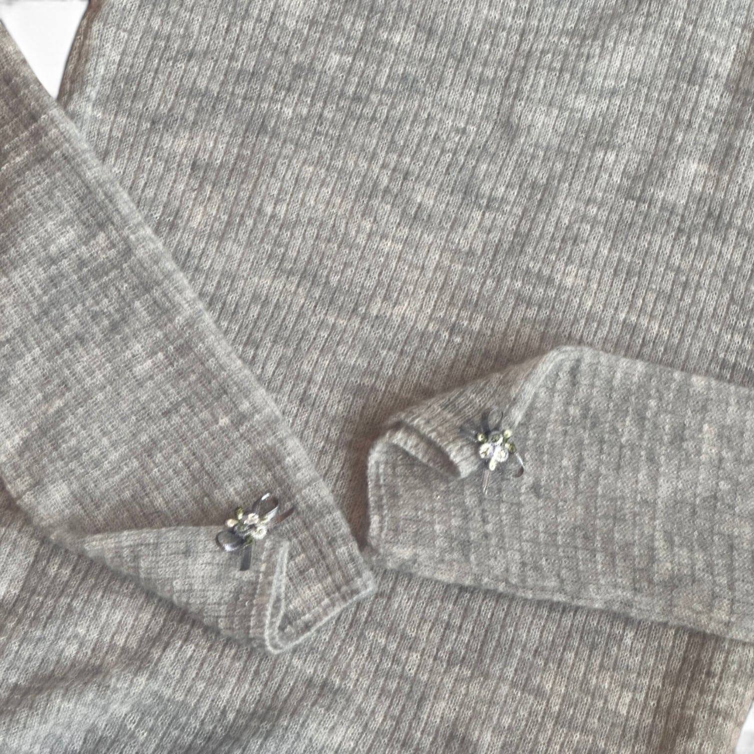 FUMIKA_UCHIDA  [GAUZE WAFFLE HENLYNECK SWEATER]