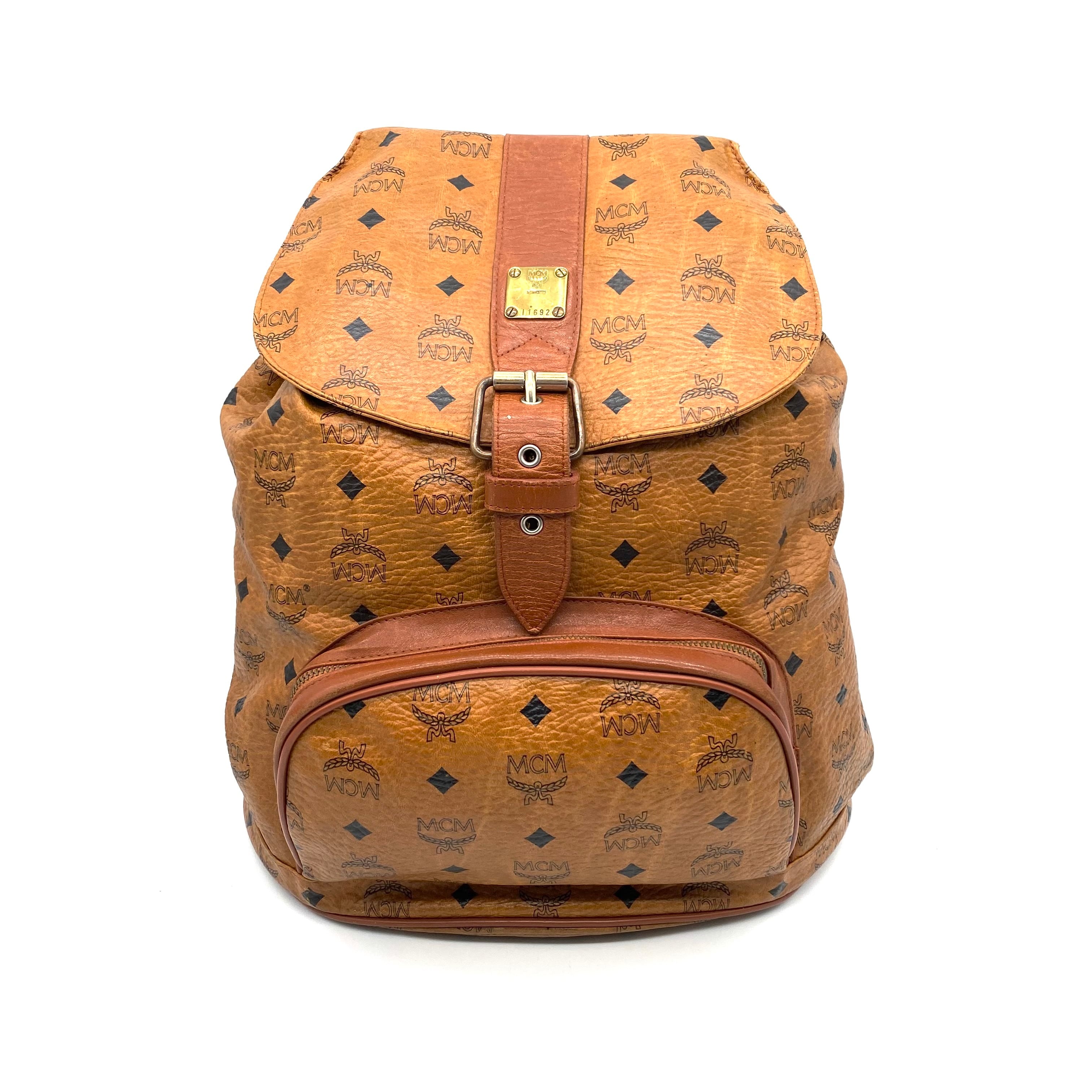 Vintage MCM Visetos Backpack Cognac / ヴィンテージ エムシーエム 