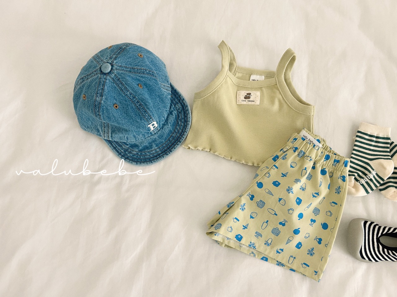 【取寄/韓国直送】26/SM ボールドクロップキャミ｜ 夏服｜ベビー服｜韓国子供服