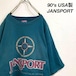 希少 90s USA製 JANSPORT ビッグロゴ tシャツ グリーン