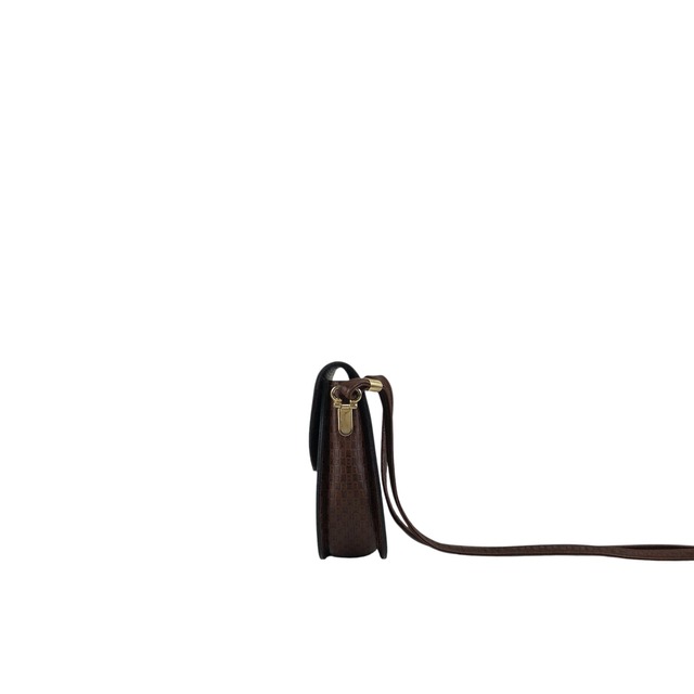 CELINE セリーヌ ショルダーバッグ ブラウン トリオンフ レザー ミニバッグ vintage ヴィンテージ オールド mgieg8