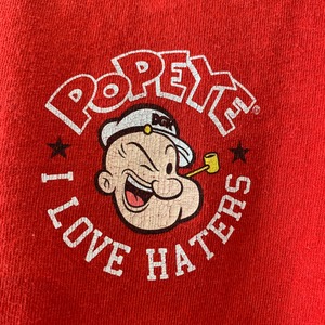 【DGK】 ポパイ コラボ Tシャツ POPEYE ビッグプリント XL