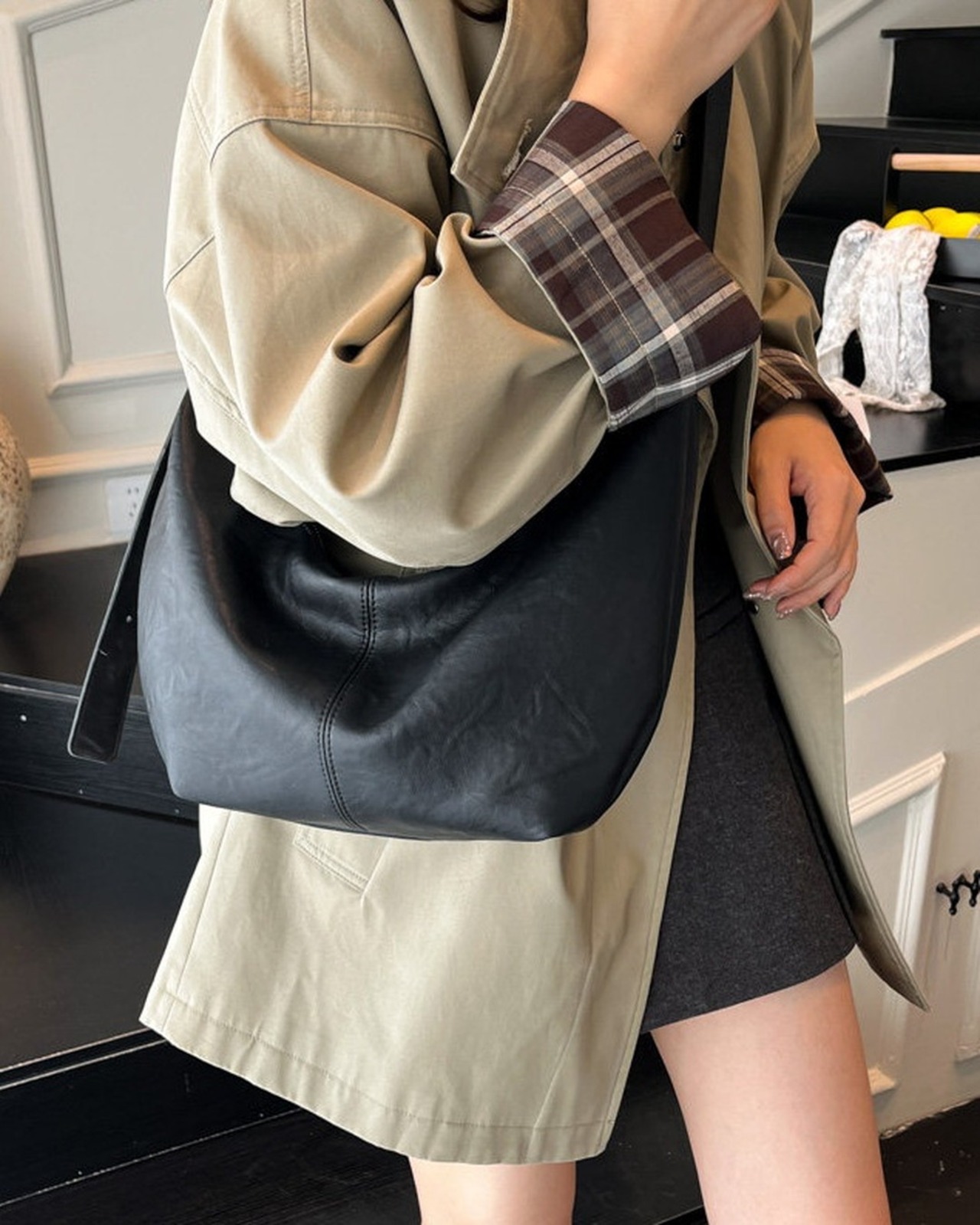 2Way leather Landscape Shoulder-bag L0055