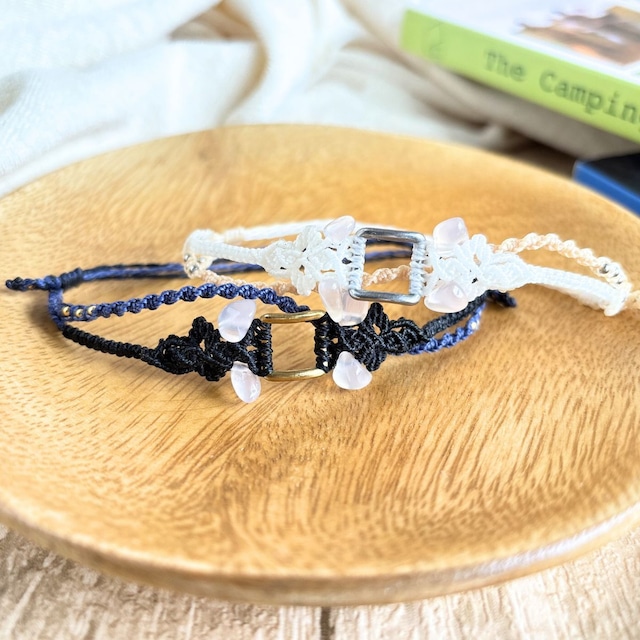 つけっぱなし ブレスレット ミサンガ ペア 水に強い 金属アレルギー配慮 ステンレス 天然石 紐 シルバー ゴールド 切れにくい 足首 アンクレット おしゃれ 母の日