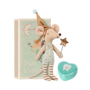 Maileg：Tooth fairy Big brother mouse & metal box
