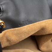 ロエベ フラメンコ クラッチ ミディアム ショルダーバッグ ブラック レザー