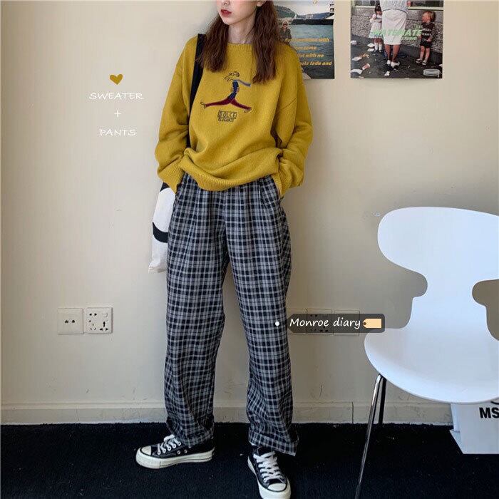 スタンダードセーター レディーススタイルルーズプルオーバー ブラウス オータムウィンターコート レトロ 秋物 冬物 モンロー15761408661