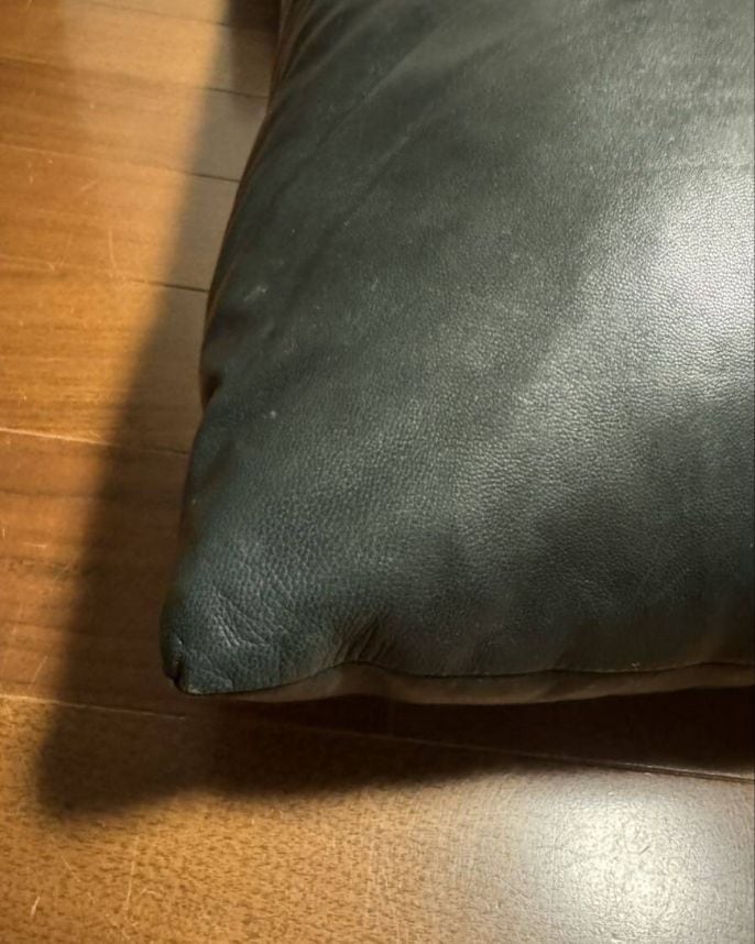CHROME HEARTS クロムハーツ レザー クロスクッション leather cross