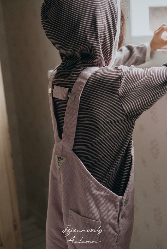 即納⌇jejeunosity / Golden Berry Short Overall (No/Flower)