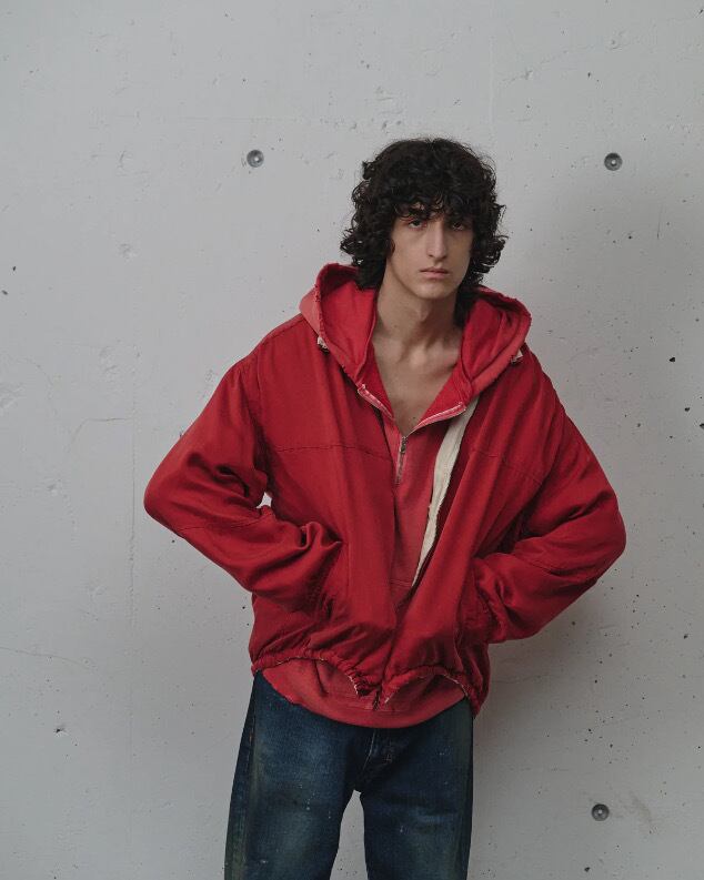26SS】ANCELLM CUPRO REVERSIBLE JACKET(RED) ANC-JK81 | IAAAM ONLINE