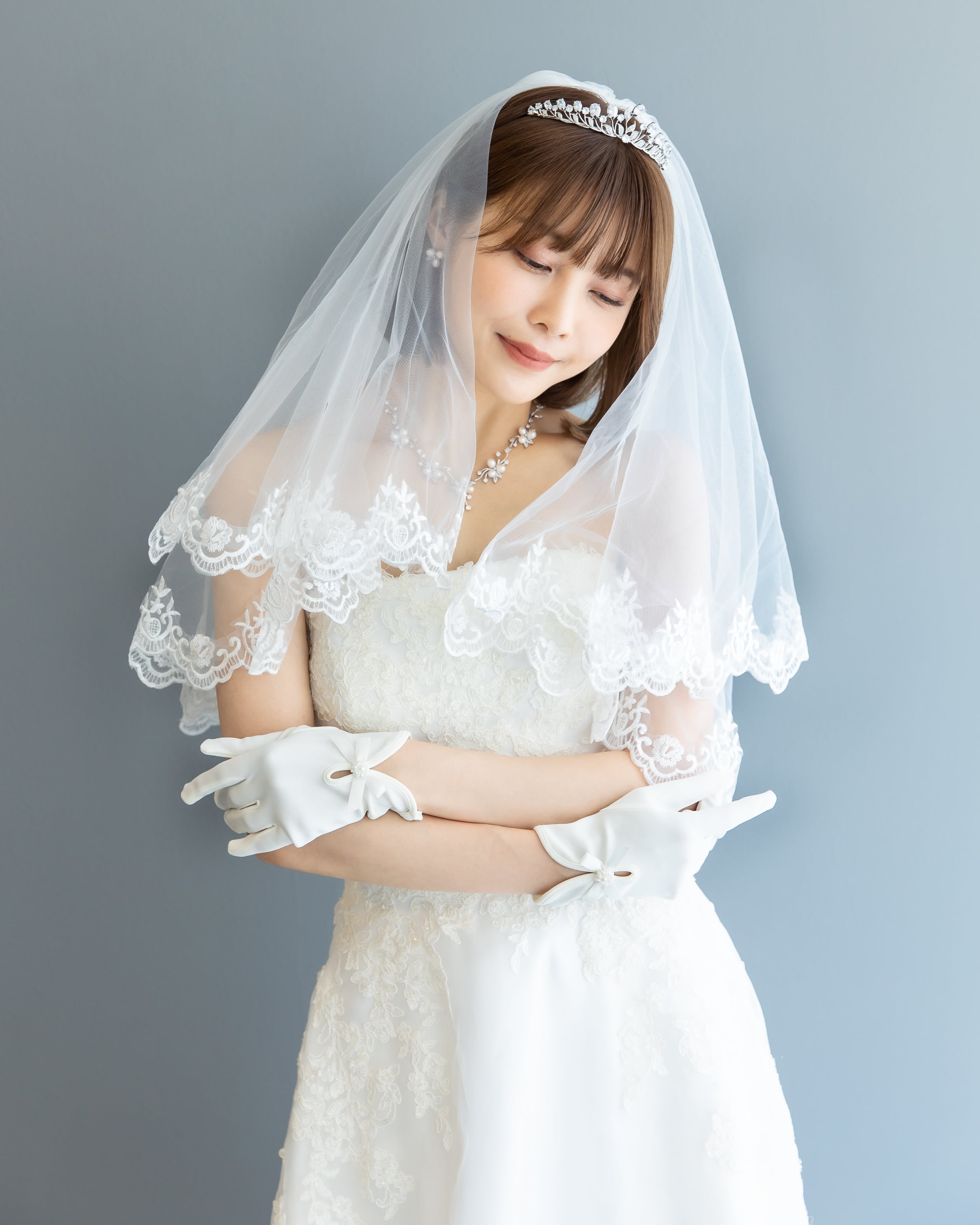 ウェディンググローブ【GL2512-01】 | ブライダルアクセサリー