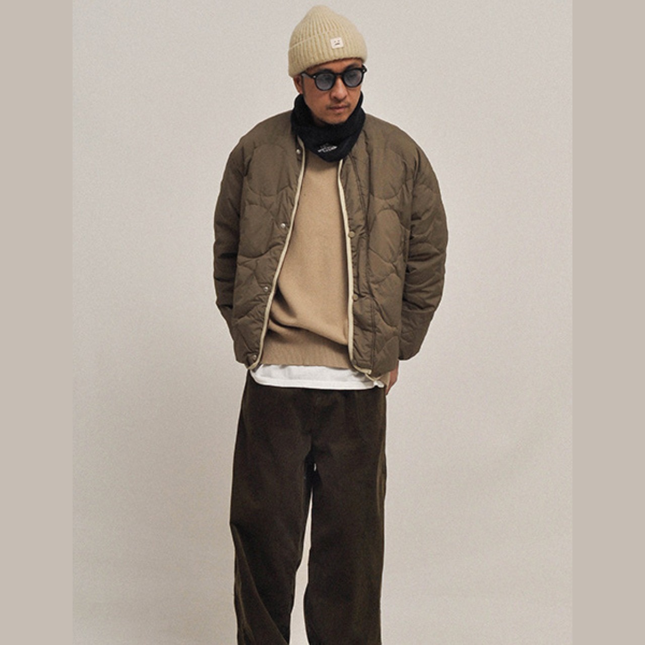 ボタニカル キルトダウンジャケット K5548 - 15