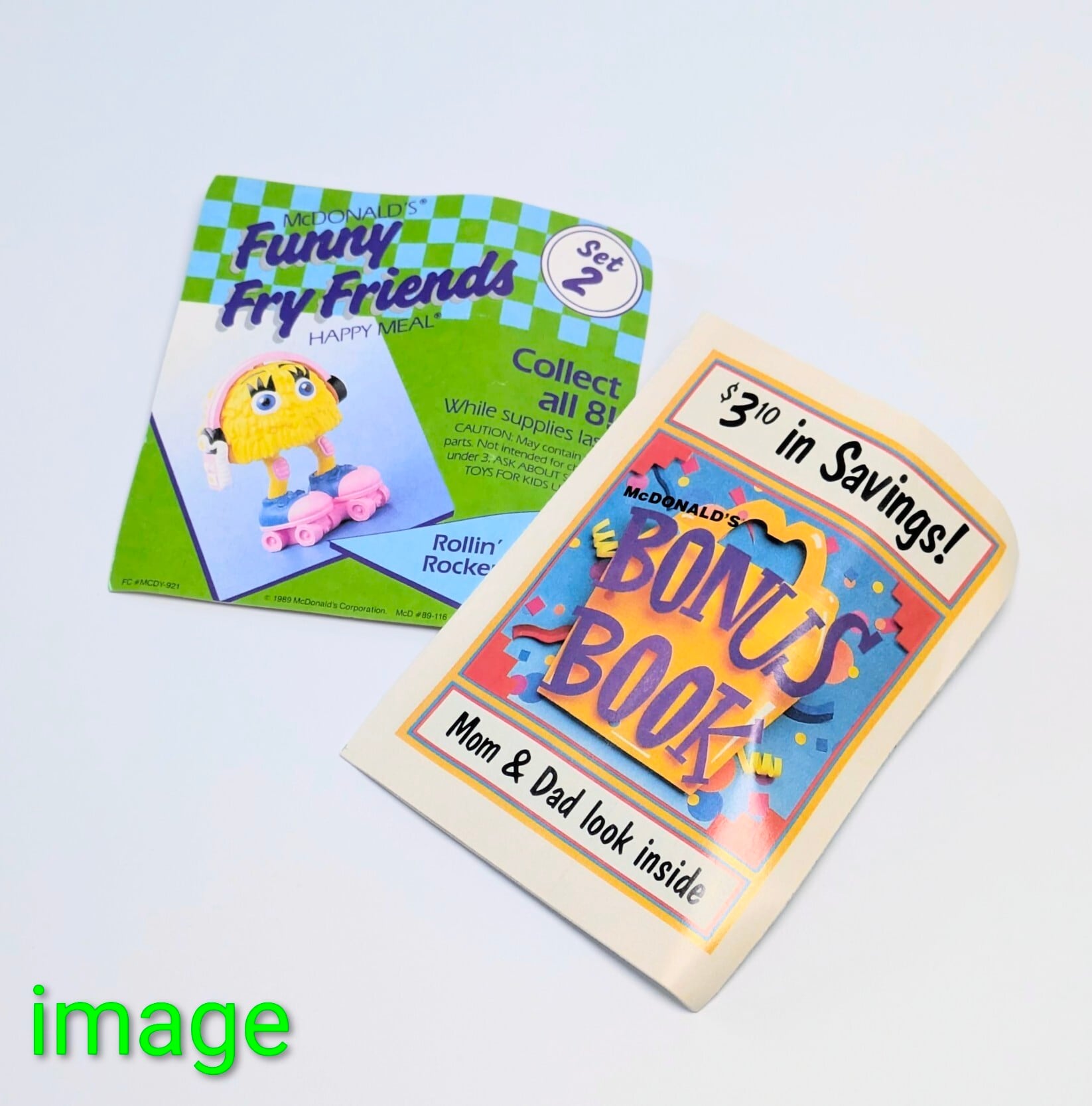 ☆DEADSTOCK / VINTAGE 1989☆【 McDonald's / マクドナルド 】1989