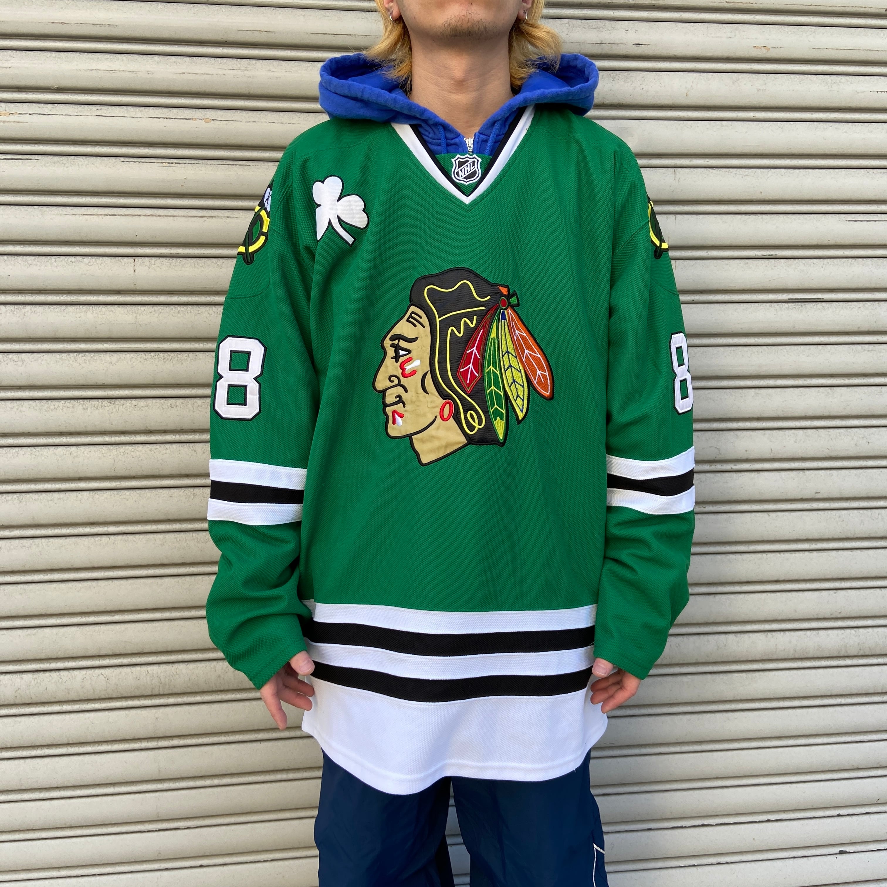 NHL アイスホッケーシャツ シカゴ・ブラックホークス プレミアム 