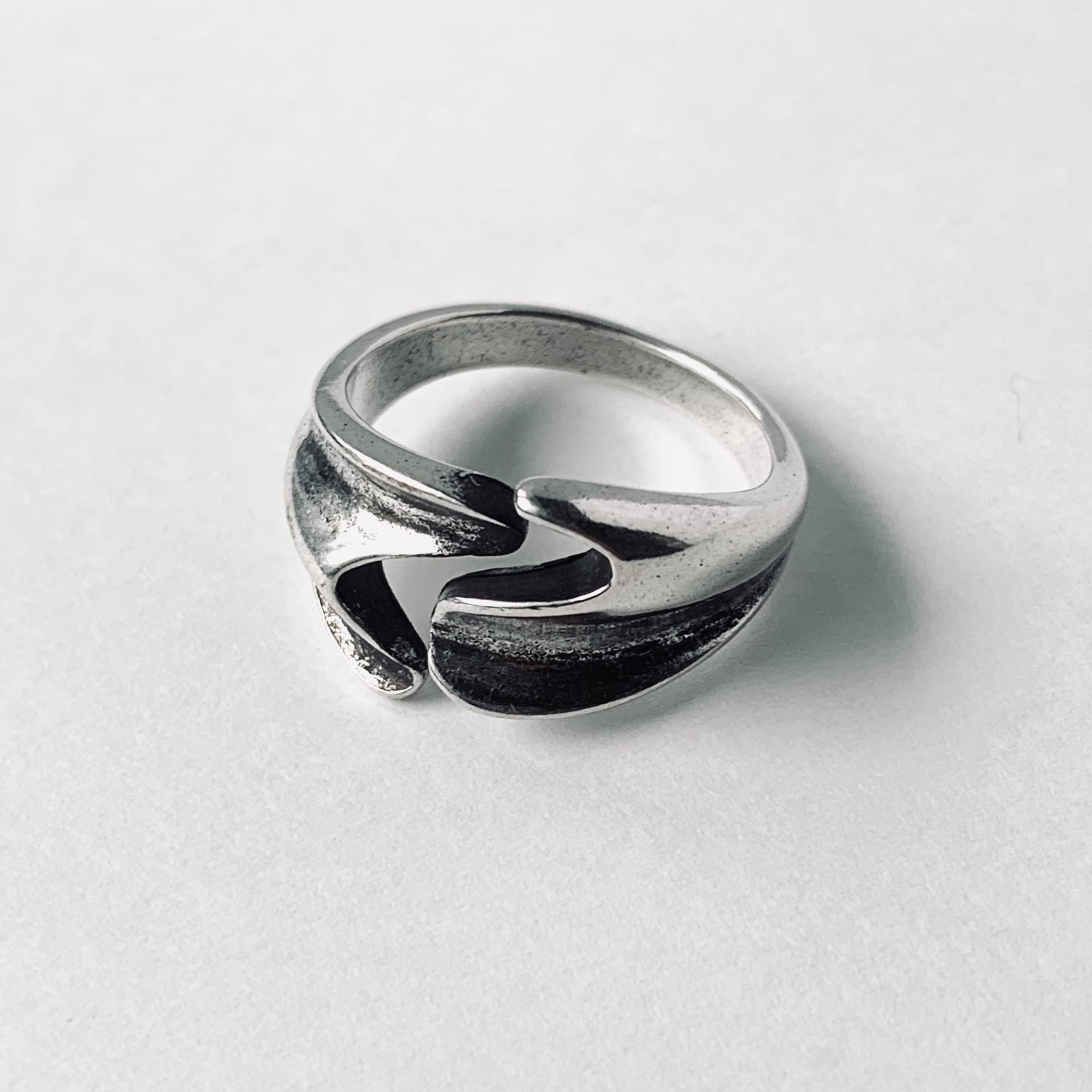 【残り3点】Open Wave Design Ring #219