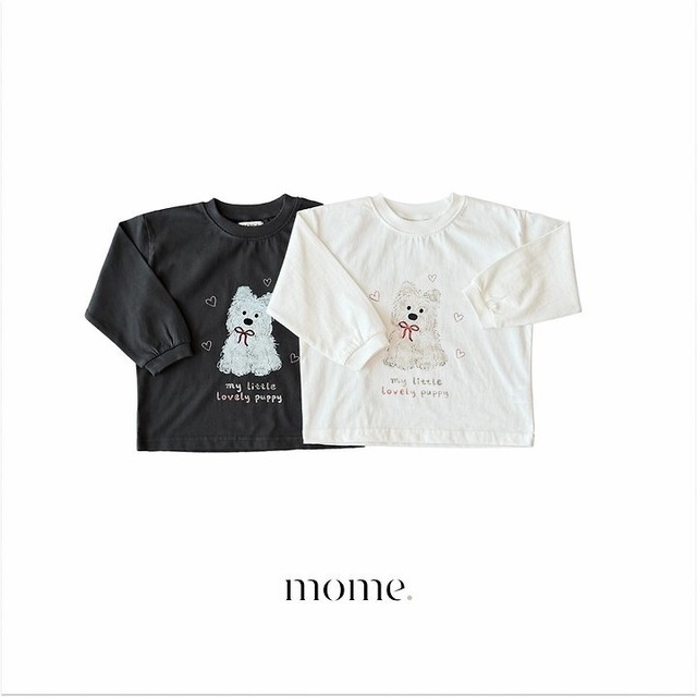 【取寄】MOME リトルパピーTシャツ｜秋服｜韓国子供服｜ 26/AT
