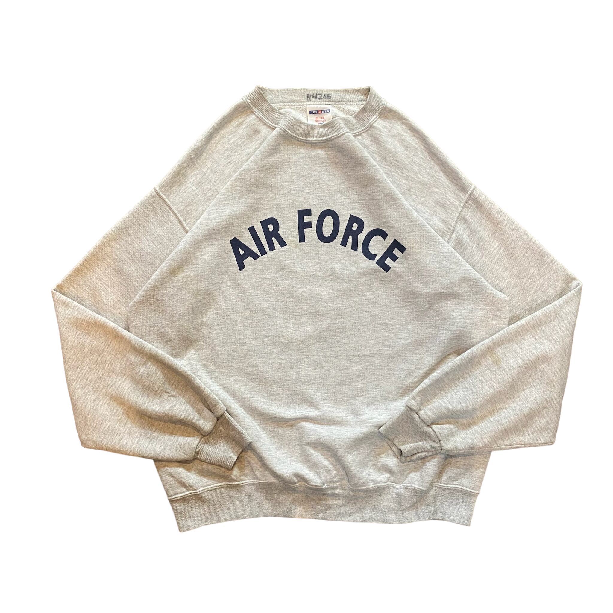US AIRFORCE JERZEES スウェット L プリント No.604