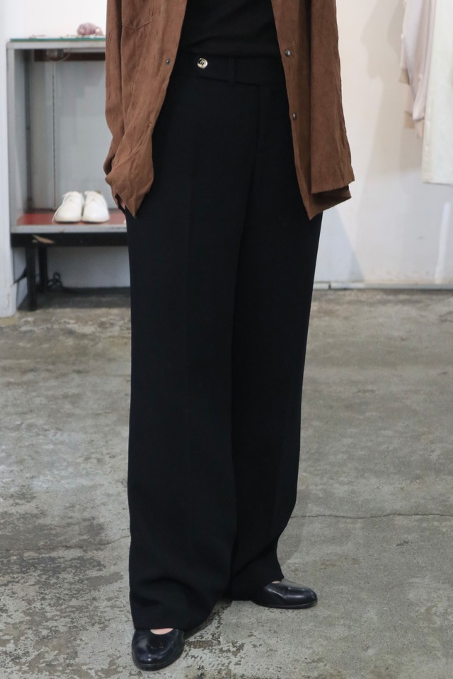 Calvin Klein black center-press pants